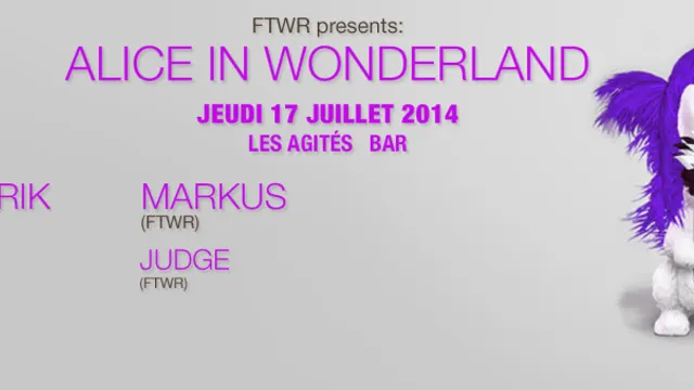 Follow the white rabbit present Alice in wonderland