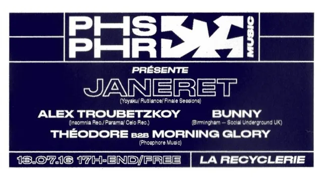 Phosphore Music x La REcyclerie