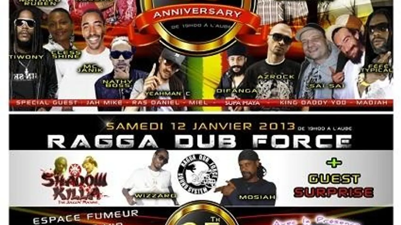 25ème anniversaire du Ragga Dub Force