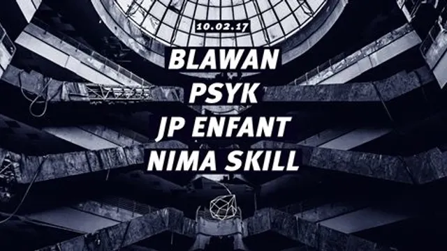 Concrete : Blawan, Psyk, JP Enfant / Woodfloor: Nimä Skill