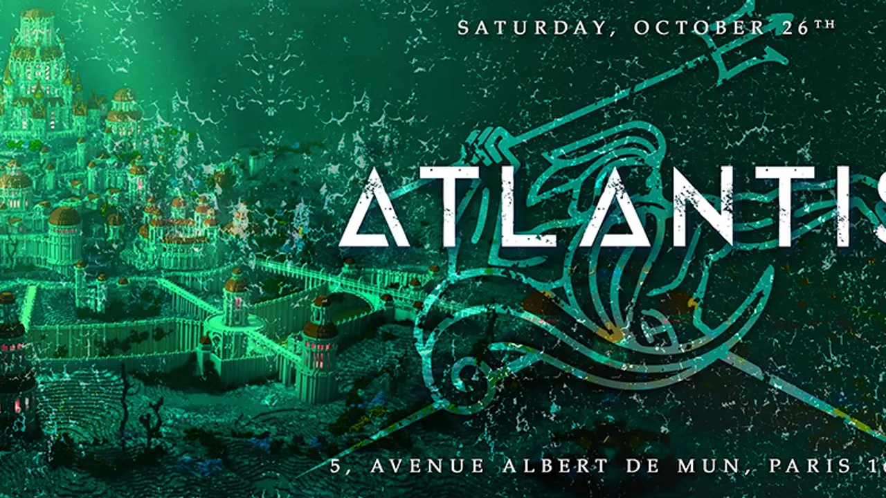ATLANTIS / DANSEZ PARMI LES REQUINS DANS LA CITE PERDUE AQUATIQUE / FILLE = GRATUIT avec INVITATION
