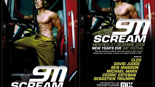 SCREAM SPECIAL NEW YEAR'S EVE GAY FESTIVAL