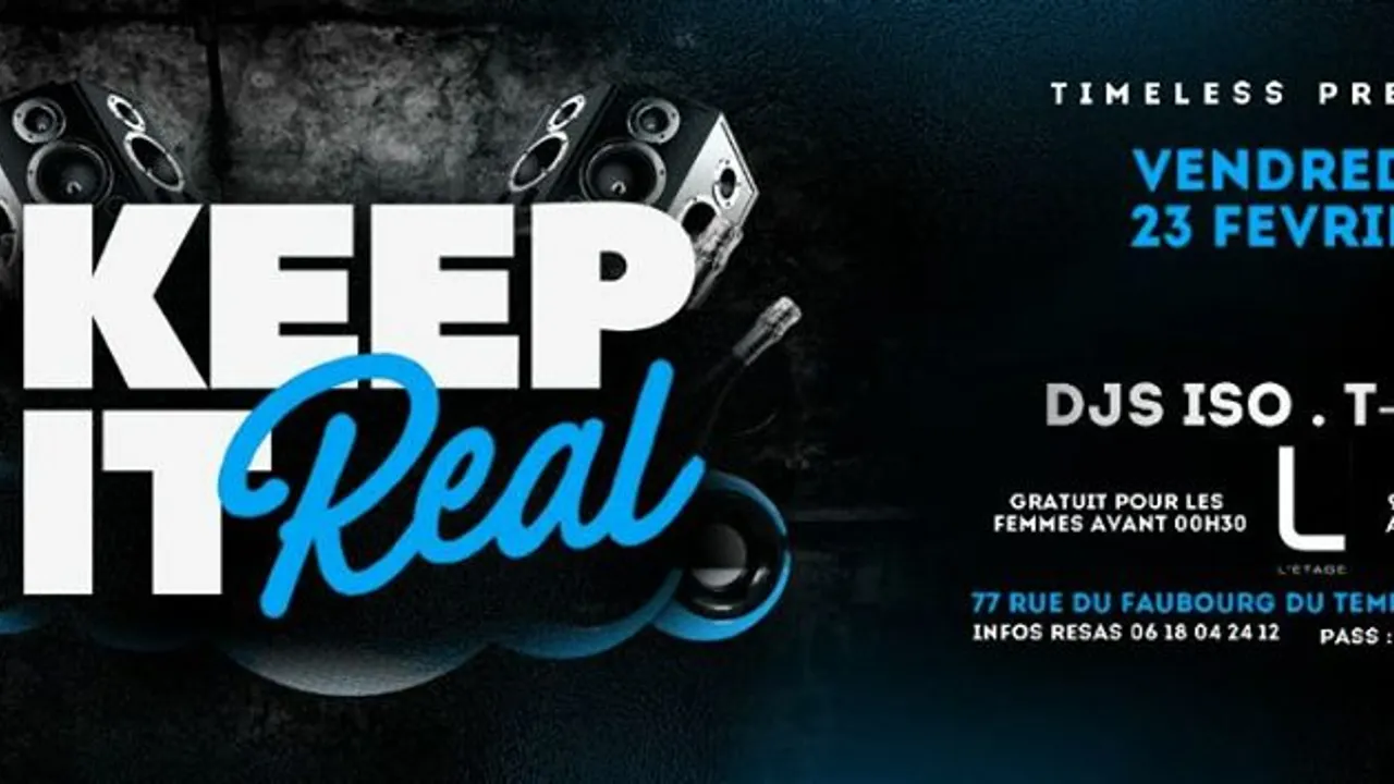 KEEP IT REAL