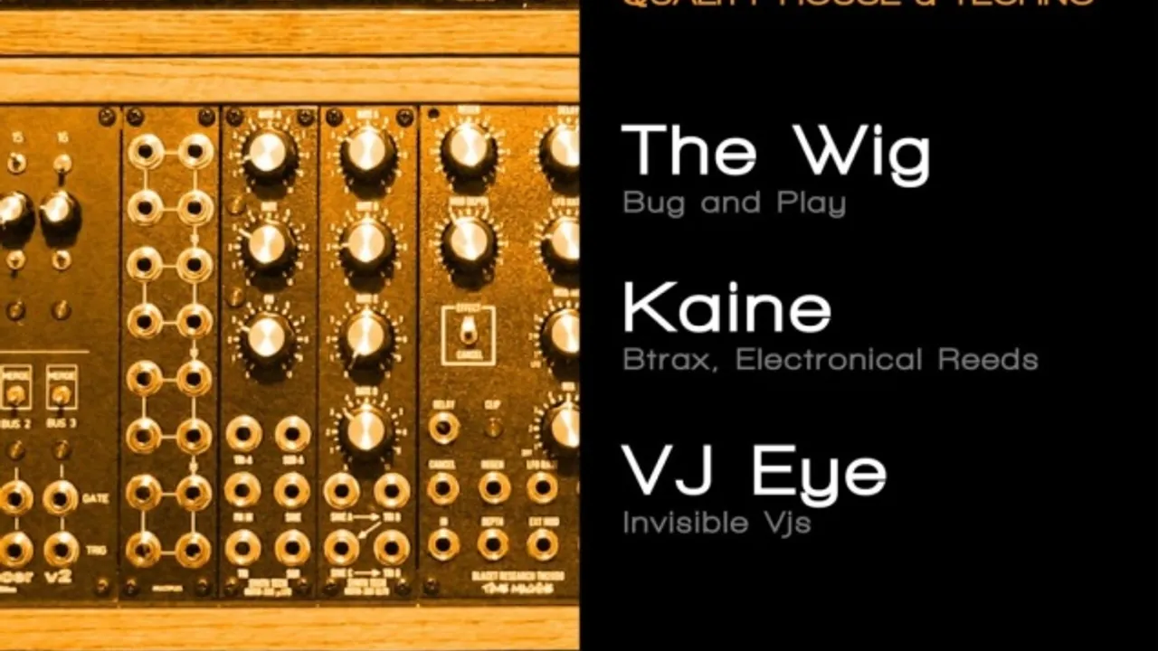 Analog avec The Wig, Kaine et Vj Eye