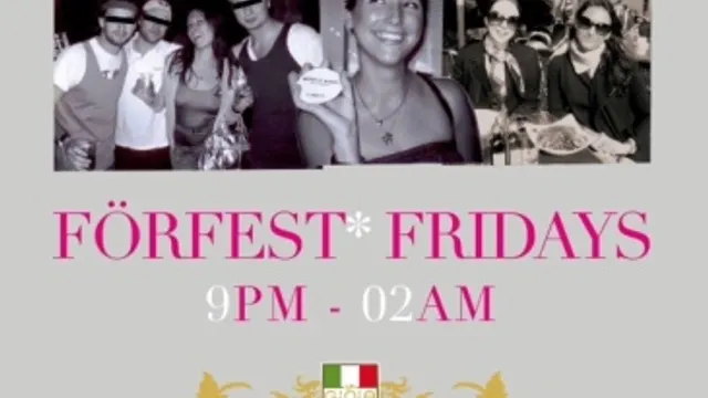 friday Förfest @ VIP room lounge in Paris