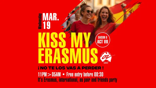KISS MY ERASMUS @ Café OZ