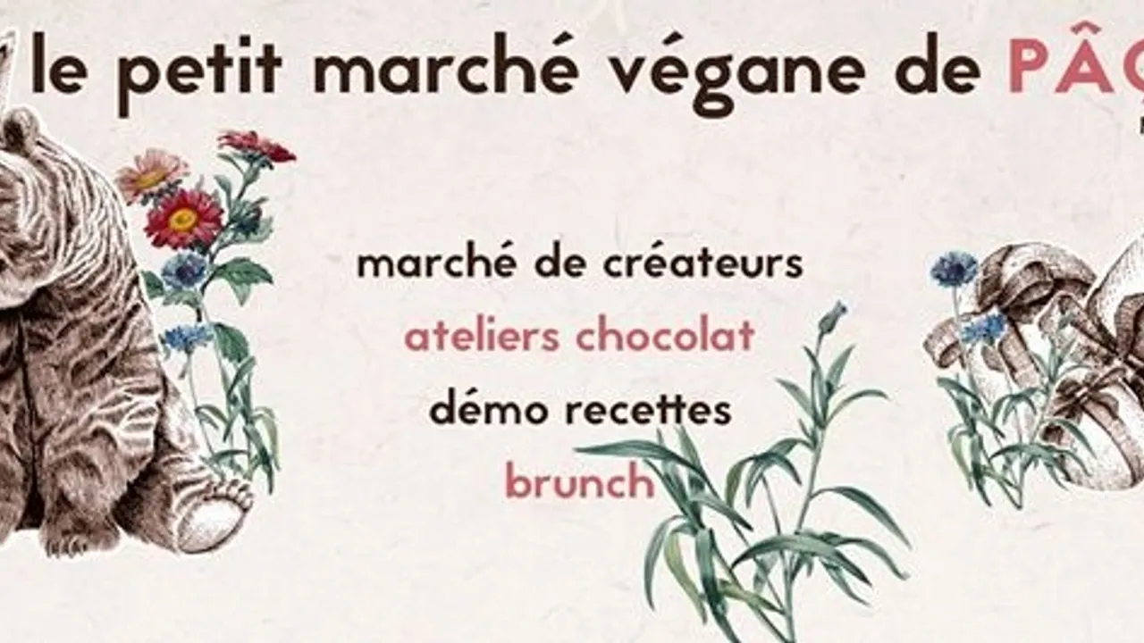 Le petit marché végane de Pâques à la REcyclerie