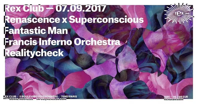 RNSC w/ Francis Inferno Orchestra, Fantastic Man, Realitycheck