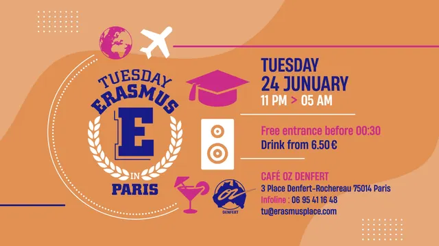 TUESDAY ERASMUS IN PARIS