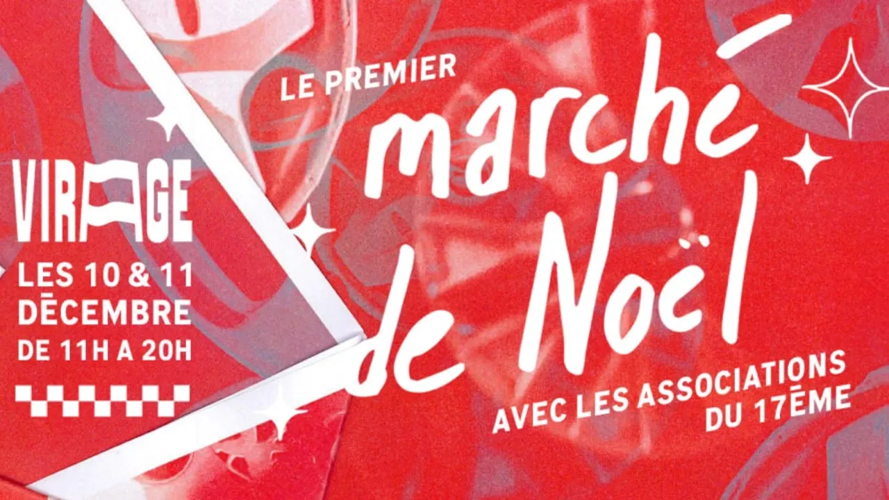 Le premier marché de Noël de virage et des associations du 17ème !