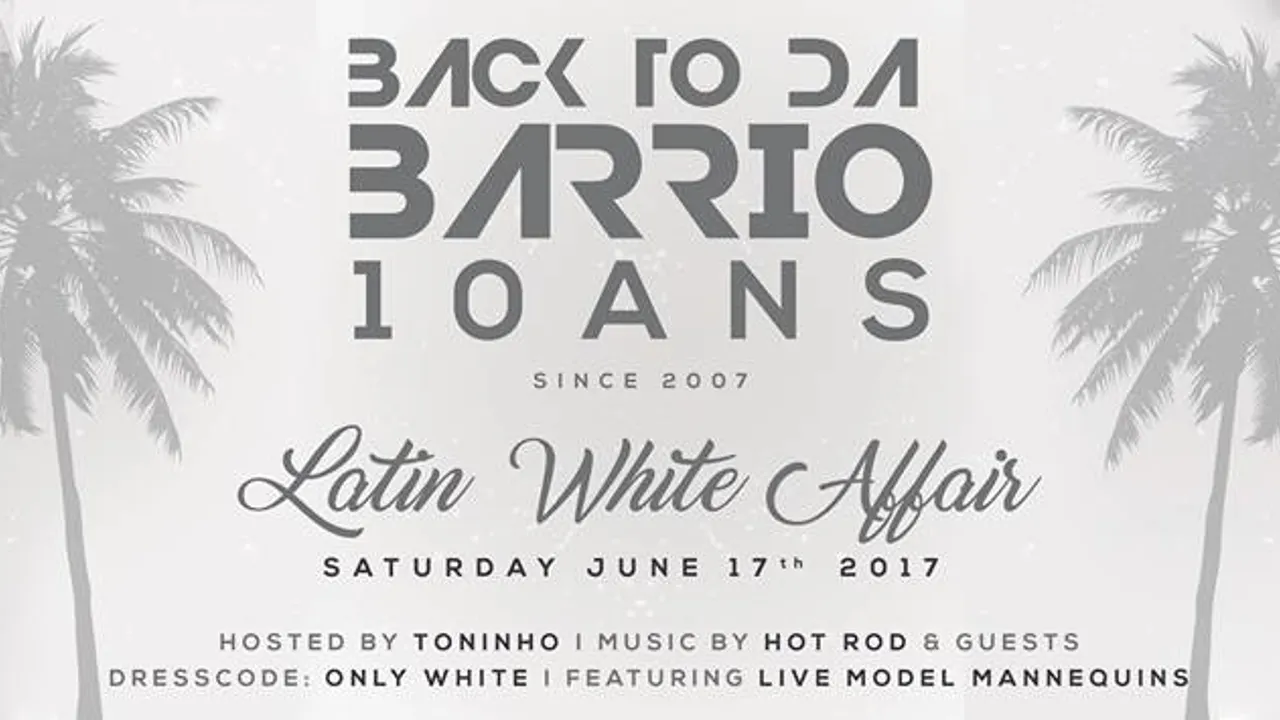 10 Ans de BACK TO DA BARRIO @ Palais Maillot #LatinWhiteAffair