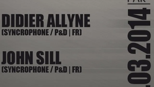 Syncrophone Label Night with Dj QU