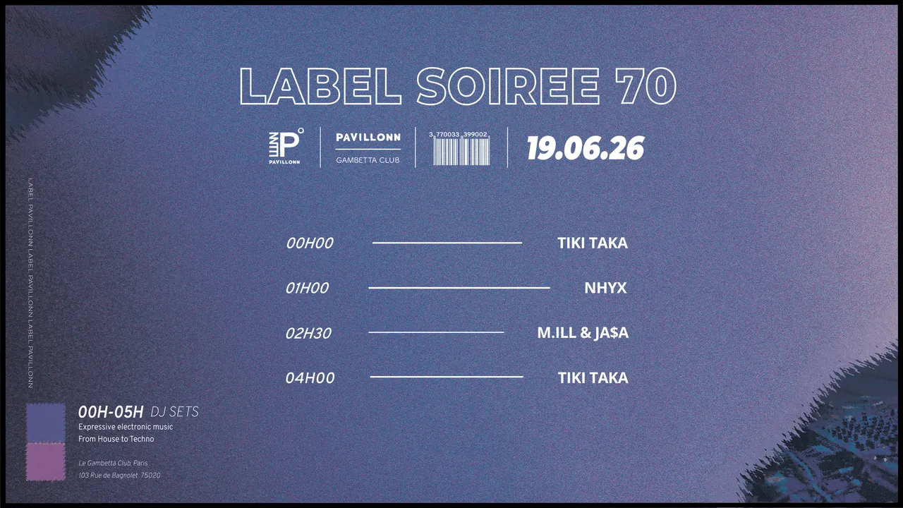 Pavillonn Label Soirée Club