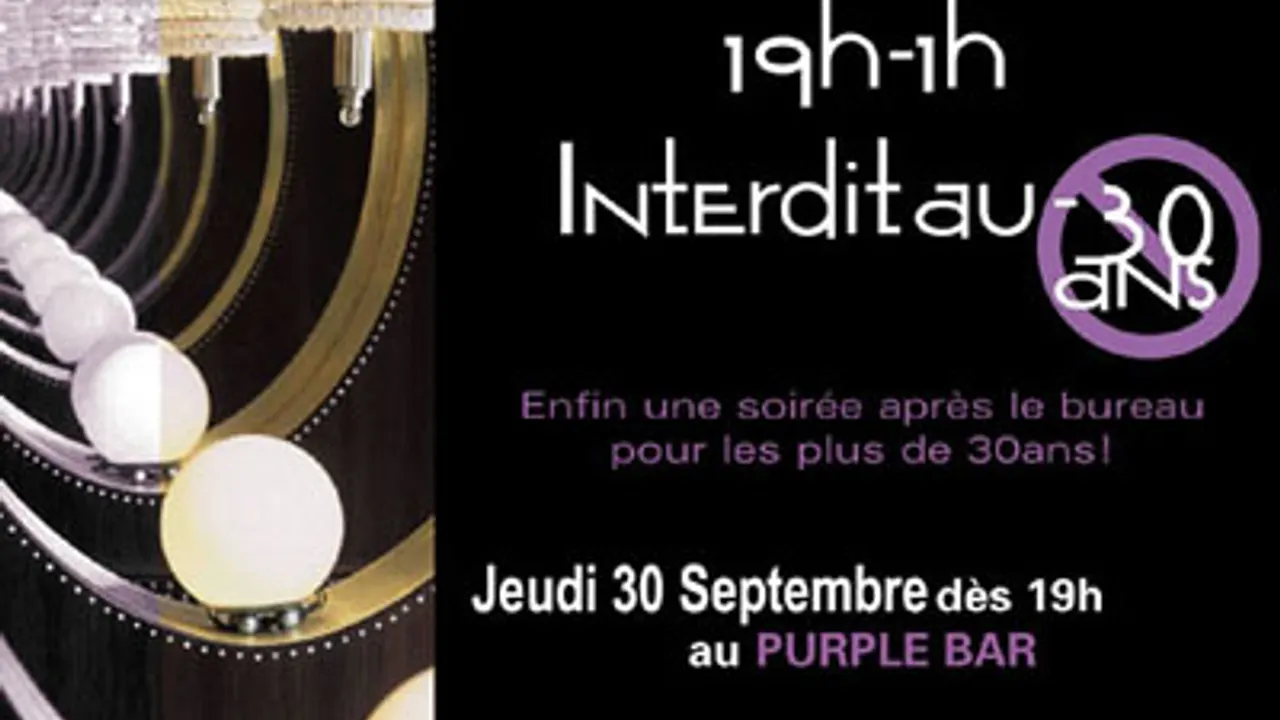 AfterWork Interdit - de 30ans à L'HITLON
