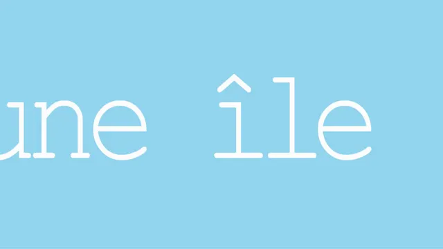 Exposition Une île