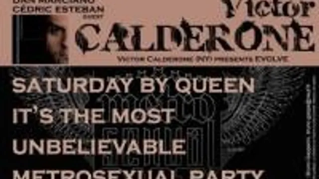 Saturday - The Metrosexual Party