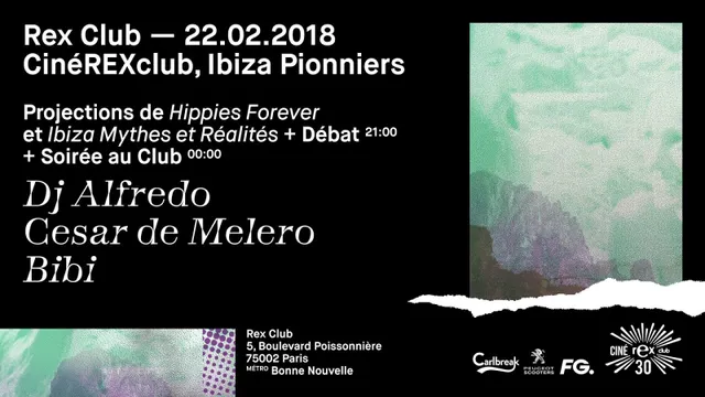 Cinérexclub: Dj Alfredo, Cesar De Melero, Bibi
