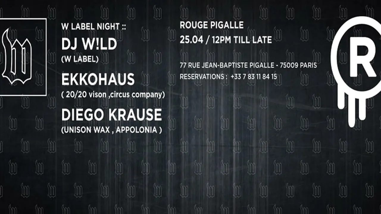 LE ROUGE PRESENTE w LABEL NIGHT