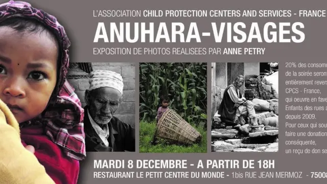 ANUHARA - Visages // Expo photos // soirée solidaire