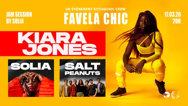 Kiara Jones en showcase à la Favela chic