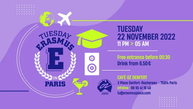 TUESDAY ERASMUS IN PARIS