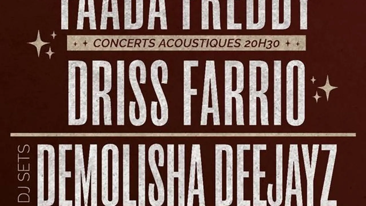 Demolisha Live Party : Faada Freddy / Driss Farrio / DJ sets
