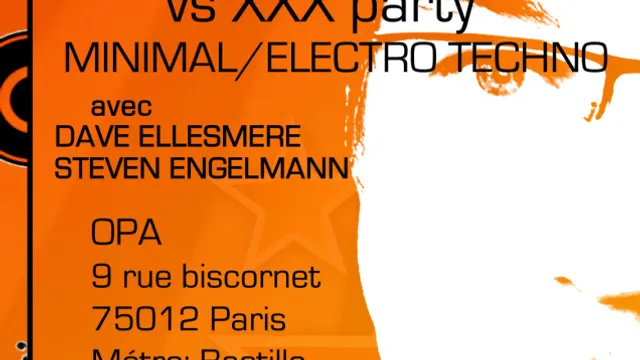 MINIMALYSE THIS invite "XXX parties"