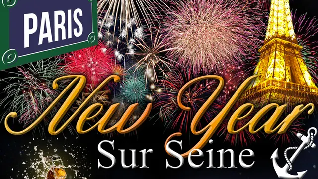 BATEAU NEW YEAR sur Seine