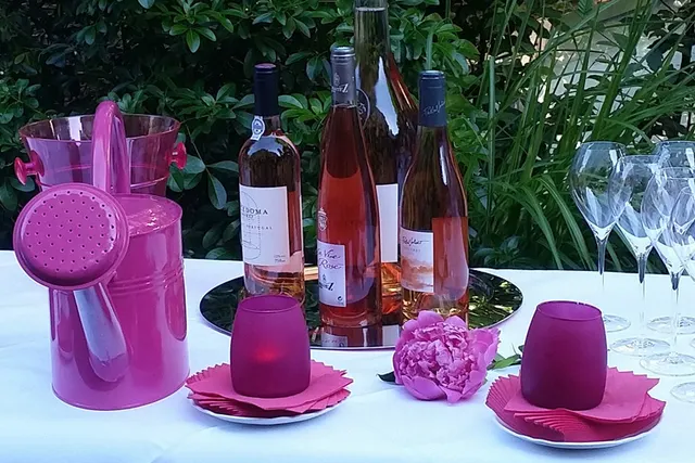 Bar éphémère de l'hôtel Saint James : luxe, calme et rosé