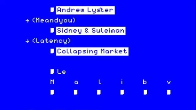 Collapsing Market Night