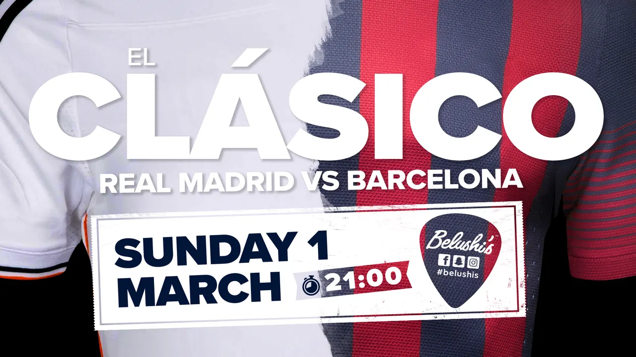 El Clasico Real Madrid Barcelona