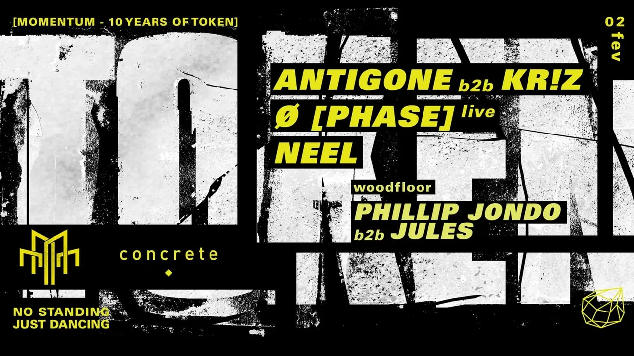 Concrete x Token: Antigone b2b Kr!z, Ø [Phase] live, Neel