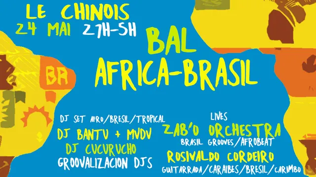 Bal Africa-Brasil ~ afro/brésil/caraïbes & luso-tropical party !