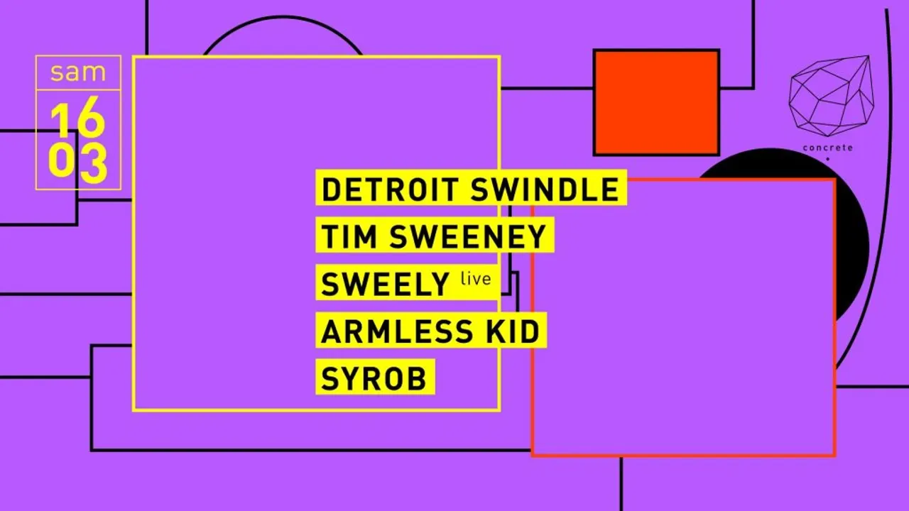 Concrete: Detroit Swindle, Tim Sweeney, Sweely Live, Armless Kid