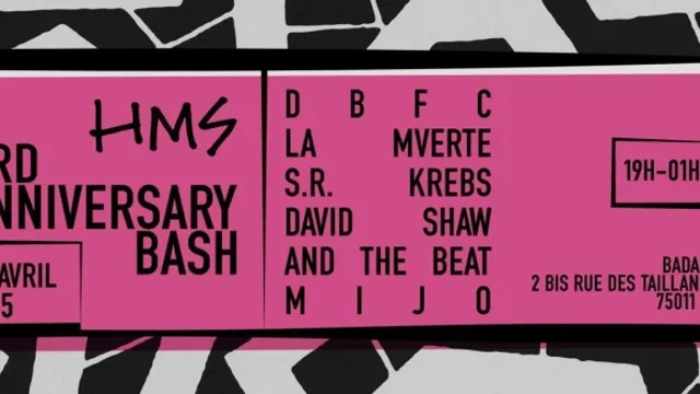 CONCERTS : HMS 3rd Anniversary Bash