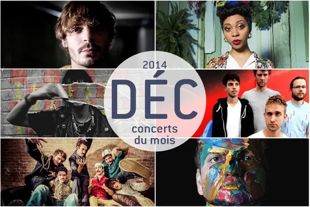Les concerts de décembre pour finir l'année sur une bonne note
