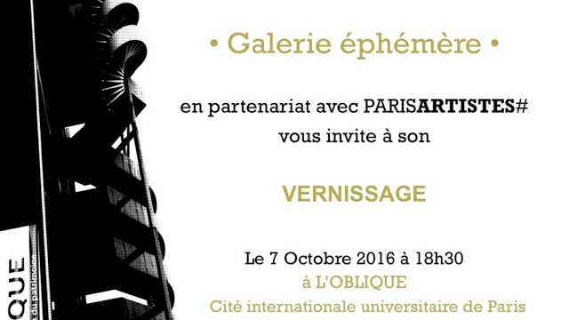 Galerie éphémère KAZoART à L'Oblique