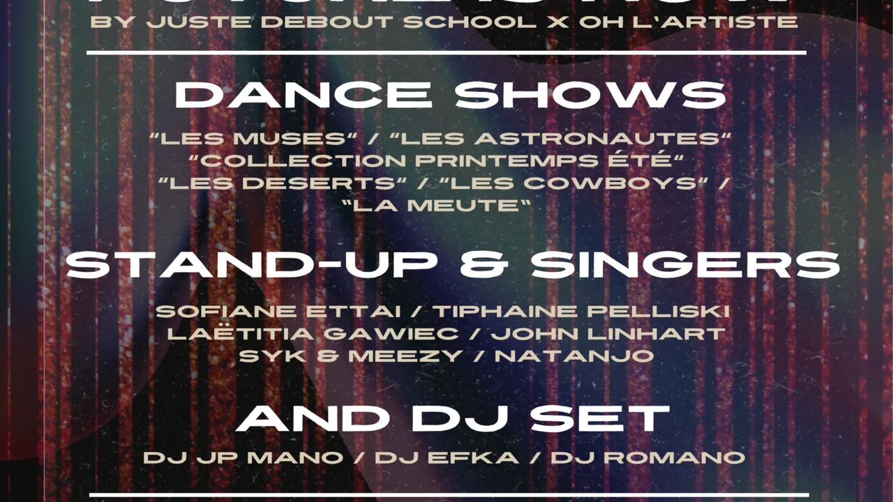 OH L’ARTISTE #2 en partenariat avec la Just Debout School