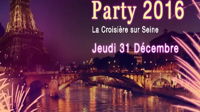 CROISIERE NEW YEAR BOAT PARTY 2016