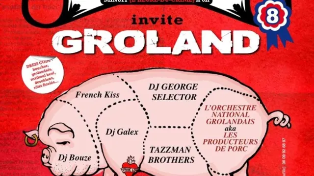 LE FREAKS KARNAVAL invite GROLAND
