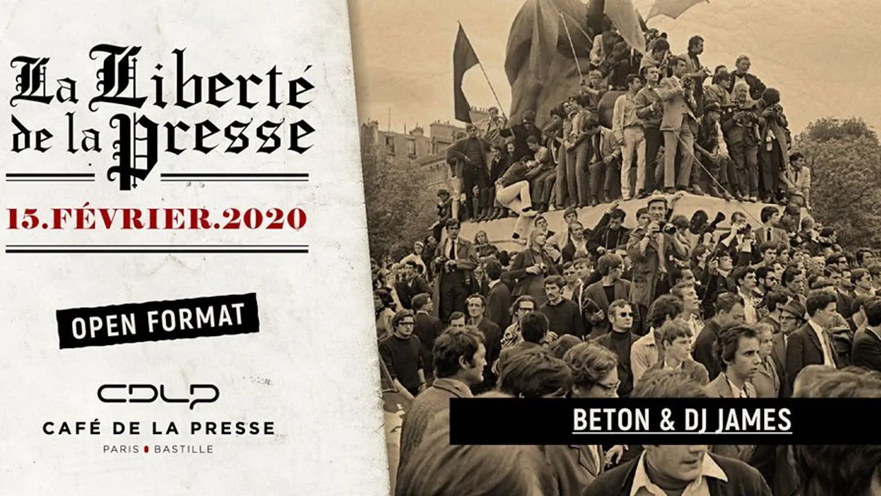 La Liberté de la Presse w/ Dj James (from NTM) & Dj Beton
