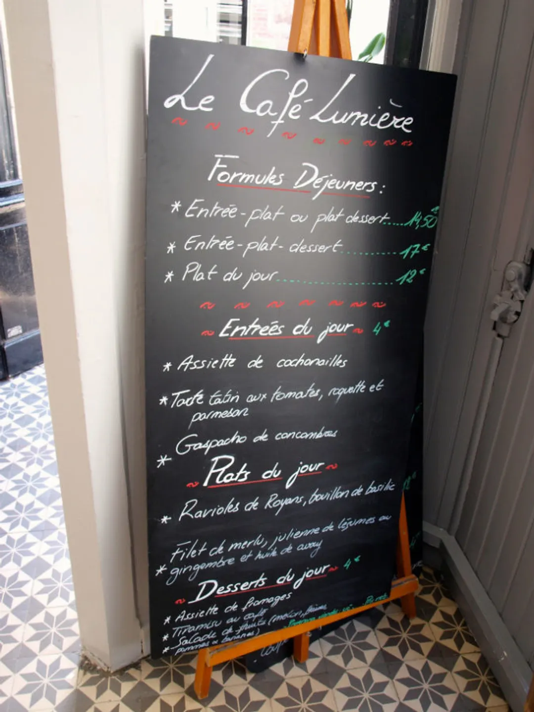 Le Café Lumière Restaurant Paris