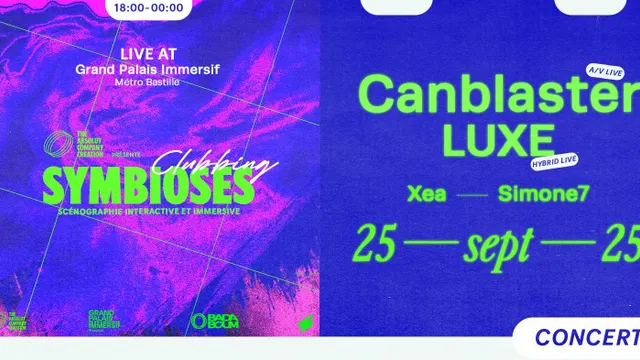 Symbioses x Badaboum - Canblaster (A/V Live), Luxe