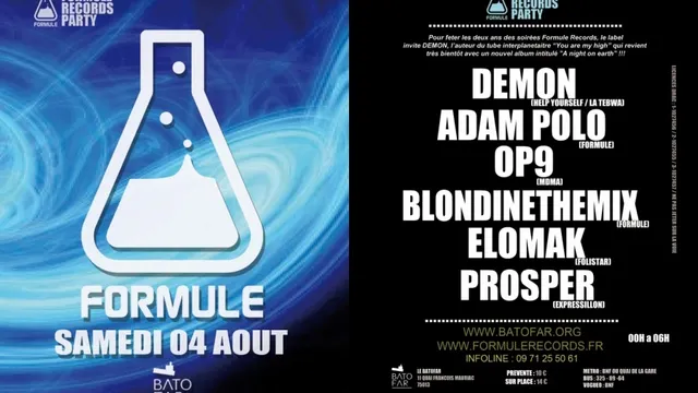 Formule Records Party
