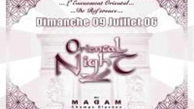 Oriental Night