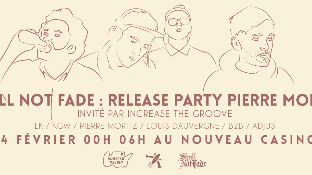 Shall Not Fade x Increase the Groove : Pierre Moritz launch EP