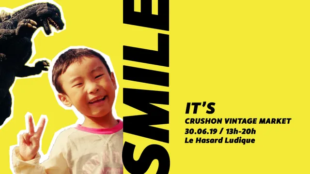 Vintage Will Make You Smile - CrushON x Le Hasard Ludique