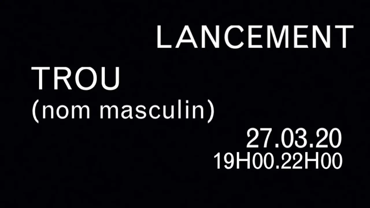 Lancement Petit Trou Fanzine