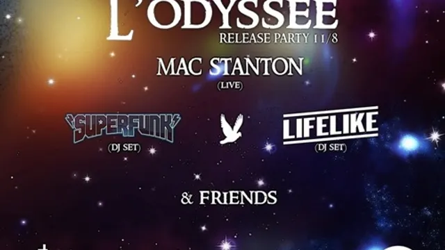 L'Odyssée Release Party@Batofar@Lifelike@Superfunk@MacStanton 11/08/2017