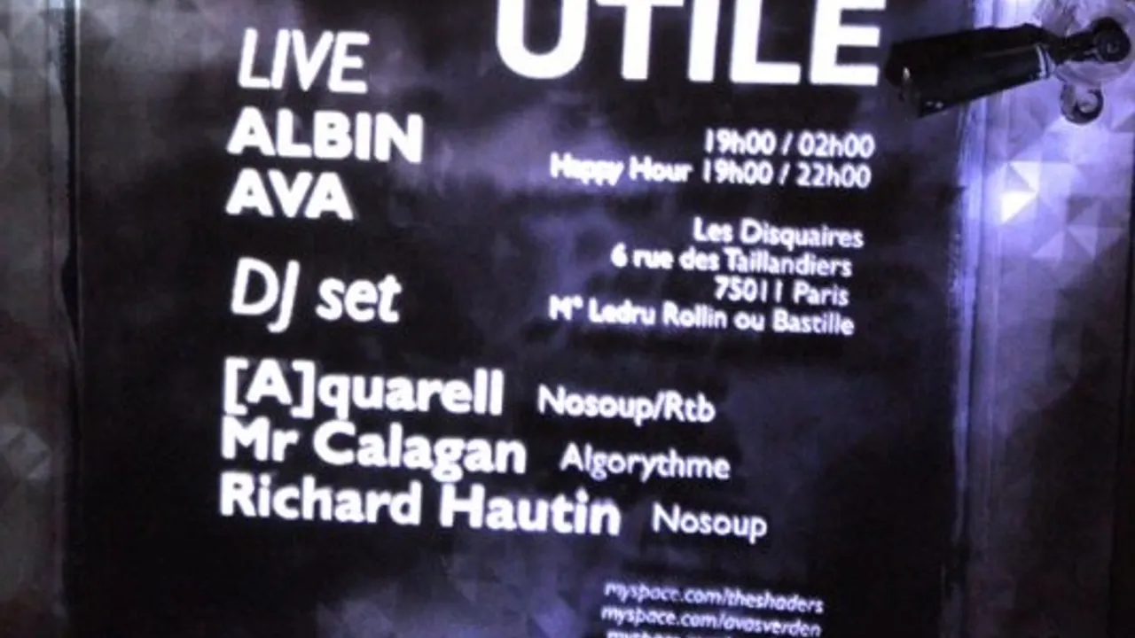[pmü] Ou La Soirée De La Pause Musicale Utïle